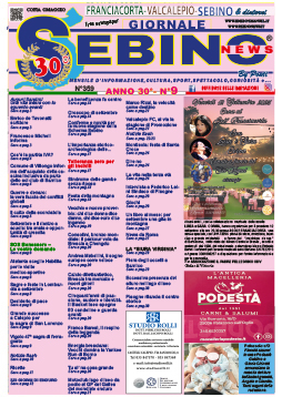 Copertina Sebino News                             